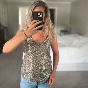 Altar’d State Sequin Tank NWT